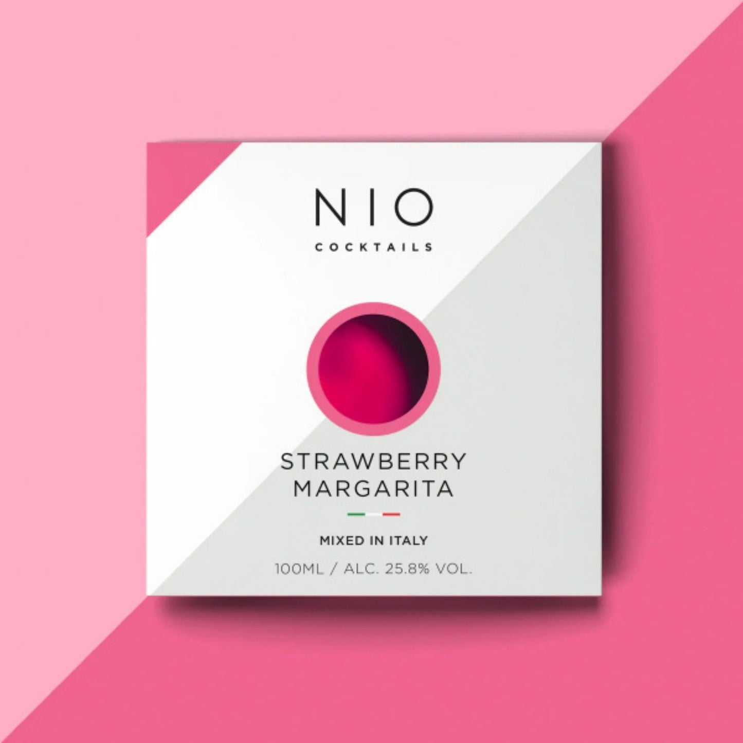 NIO Cocktails Strawberry Margarita Ready To Drink Cocktail Letterbox Alcohol Gift