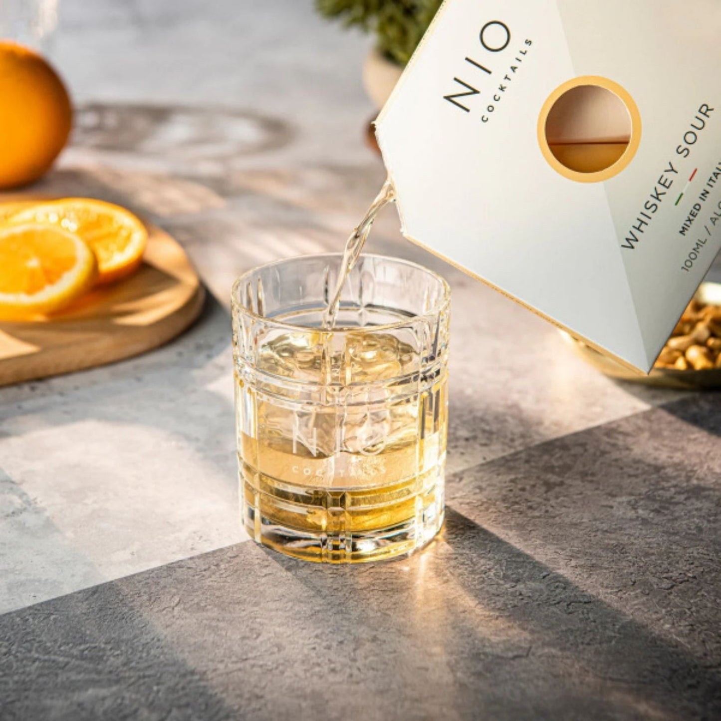 NIO Cocktails Whiskey Sour Ready To Drink Cocktail Letterbox Alcohol Gift Idea