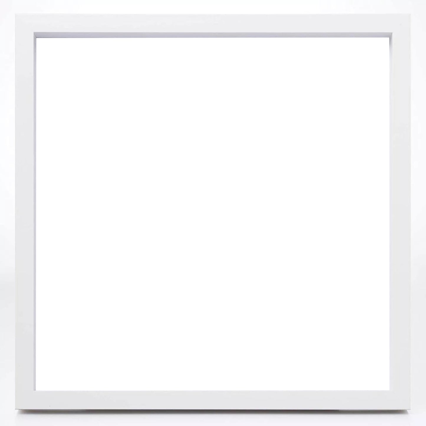 Nicola Spring White 10"x 10" 3D Box Frame Insert Changes Black To White