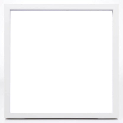 Nicola Spring White 10"x 10" 3D Box Frame Insert Changes Black To White