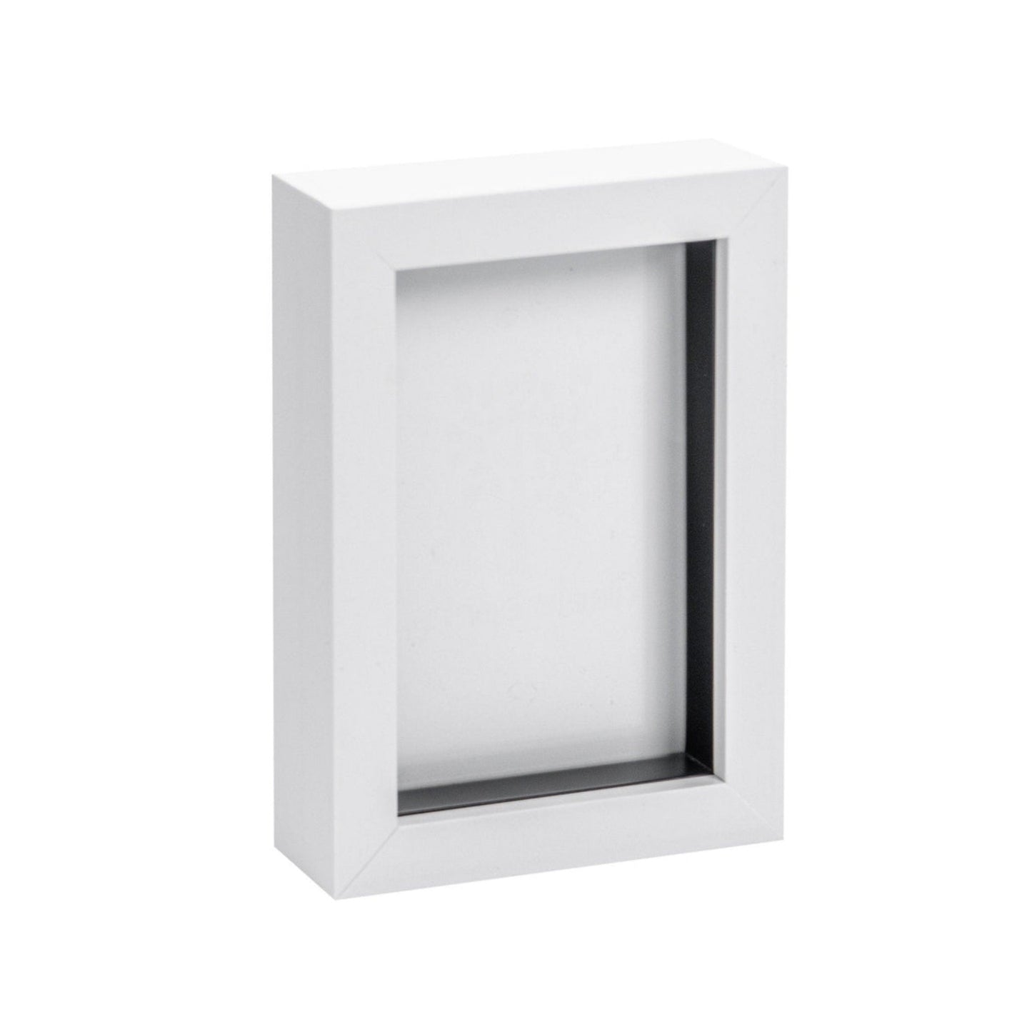 Nicola Spring White 4"x 6" 3D Box Photo Frame Picture or Greeting Card Display