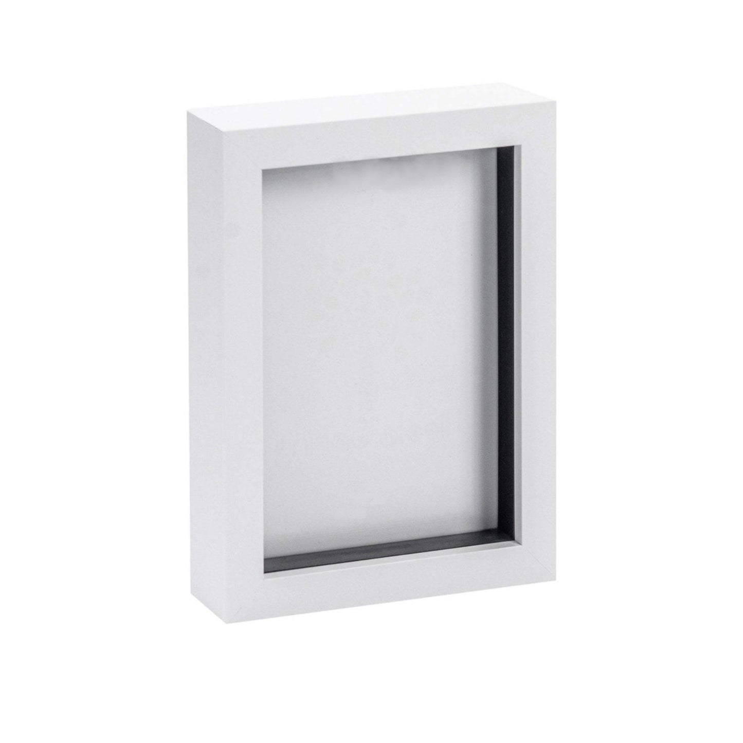 Nicola Spring White 5"x 7" 3D Box Photo Frame Picture or Greeting Card Display