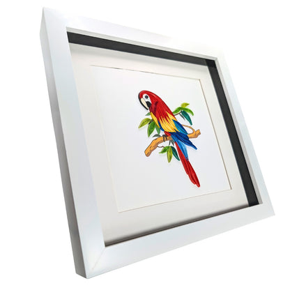 Nicola Spring White 8"x 8" 3D Box Photo Frame Picture or Greeting Card Display