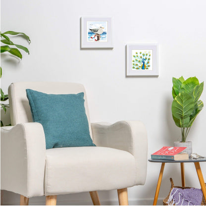 Nicola Spring White 8"x 8" 3D Box Photo Frame Picture or Greeting Card Display
