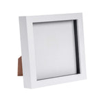 Nicola Spring White 6"x 6" 3D Box Photo Frame Picture or Greeting Card Display