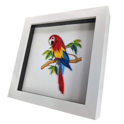 Nicola Spring White 6"x 6" 3D Box Photo Frame Picture or Greeting Card Display