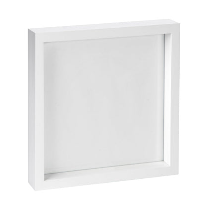 Nicola Spring White 10"x 10" 3D Box Photo Frame Picture or Greeting Card Display