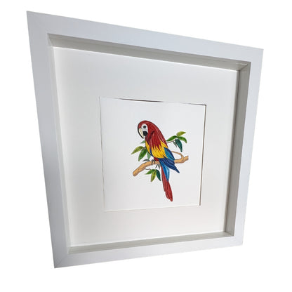 Nicola Spring White 10"x 10" 3D Box Photo Frame Picture or Greeting Card Display