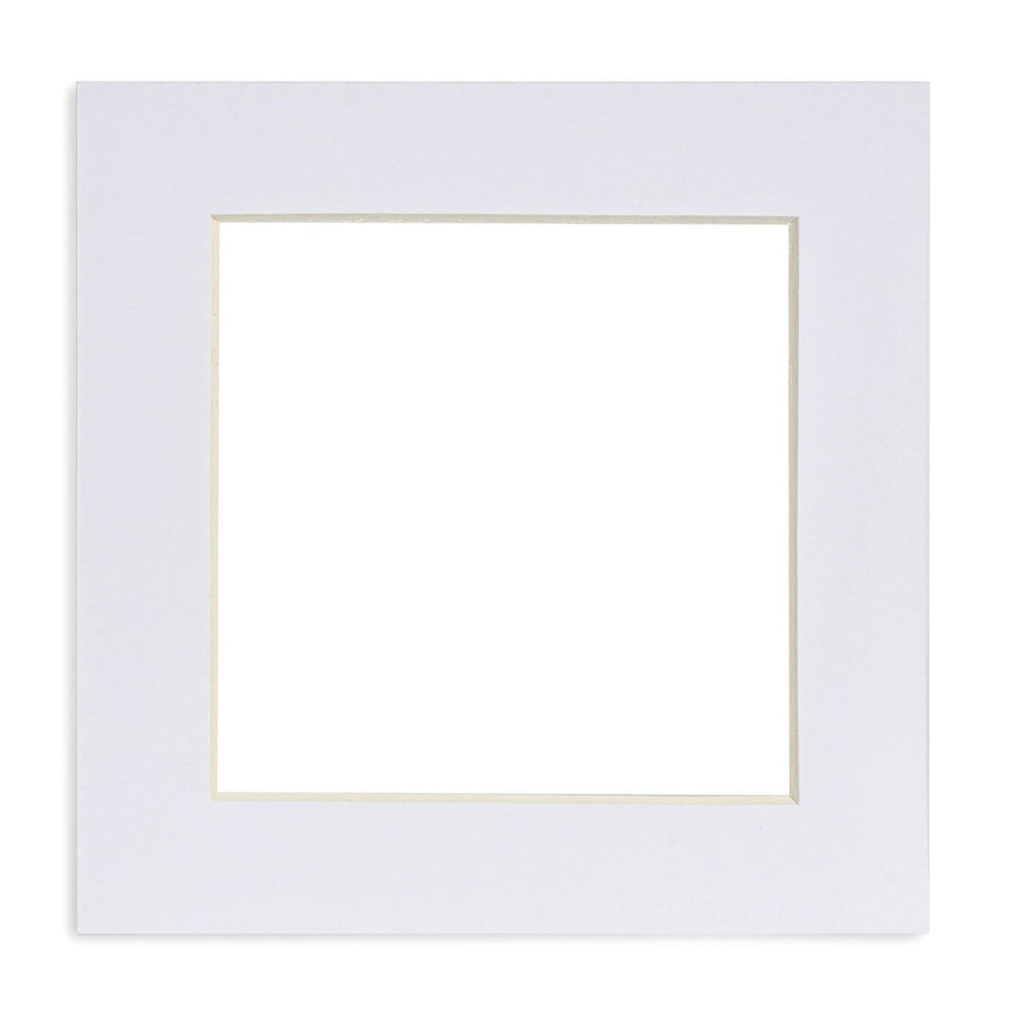 Nicola Spring 6"x 6" Picture Mount For 8"x 8" Frame Square Greeting Card Display