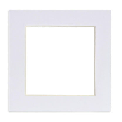 Nicola Spring 6"x 6" Picture Mount For 8"x 8" Frame Square Greeting Card Display