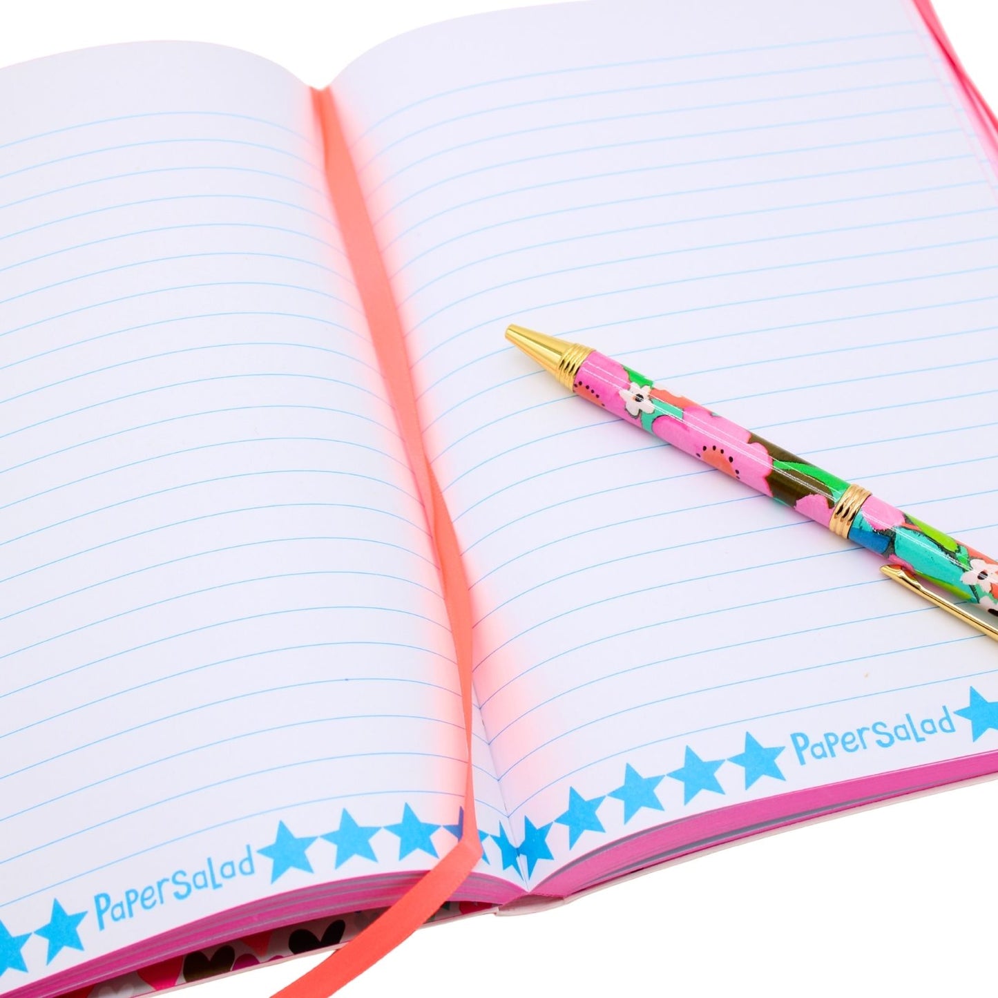 Paper Salad Stationery A5 Journal Colourful Neon Floral Notebook Gift Idea