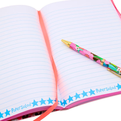 Paper Salad Stationery A5 Journal Colourful Neon Floral Notebook Gift Idea