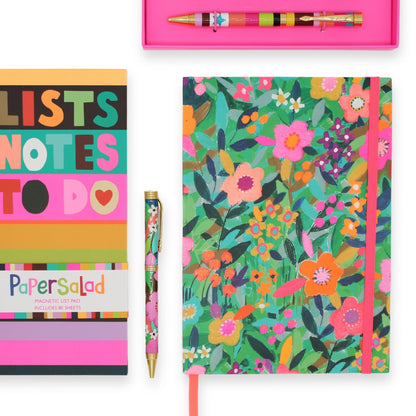 Paper Salad Stationery A5 Journal Colourful Neon Floral Notebook Gift Idea
