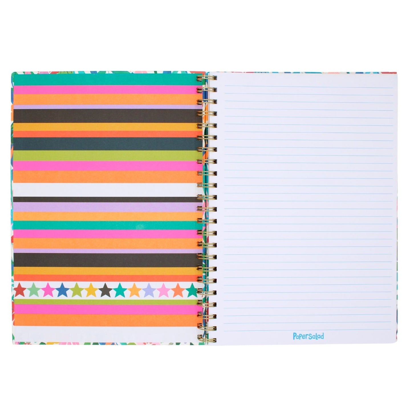 Paper Salad Stationery A4 Journal Colourful Floral Wire-Bound Notebook Gift Idea