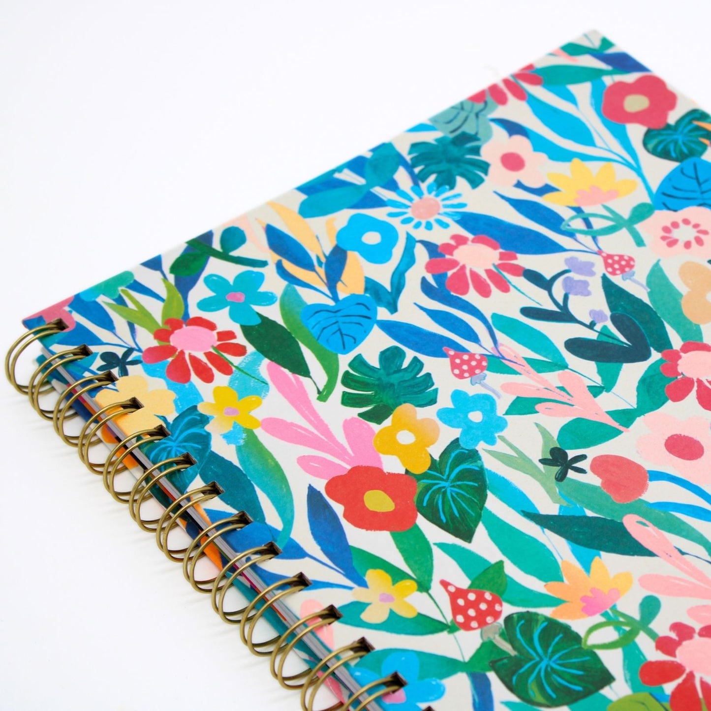 Paper Salad Stationery A4 Journal Colourful Floral Wire-Bound Notebook Gift Idea