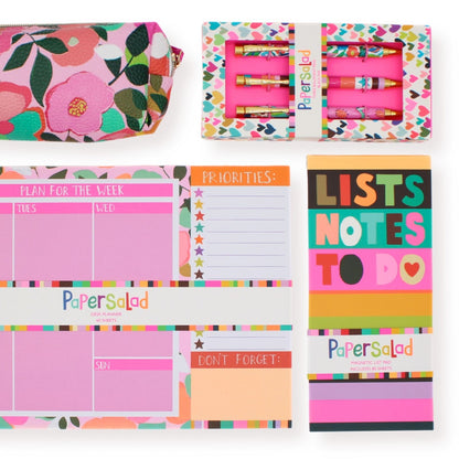 Paper Salad Stationery Magnetic List Pad Neon To Do Lists Organiser Gift Idea