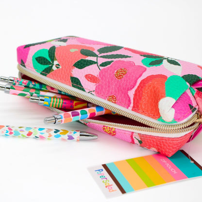Paper Salad Stationery Zip Pouch Floral Pencil Case Colourful Floral Gift Idea