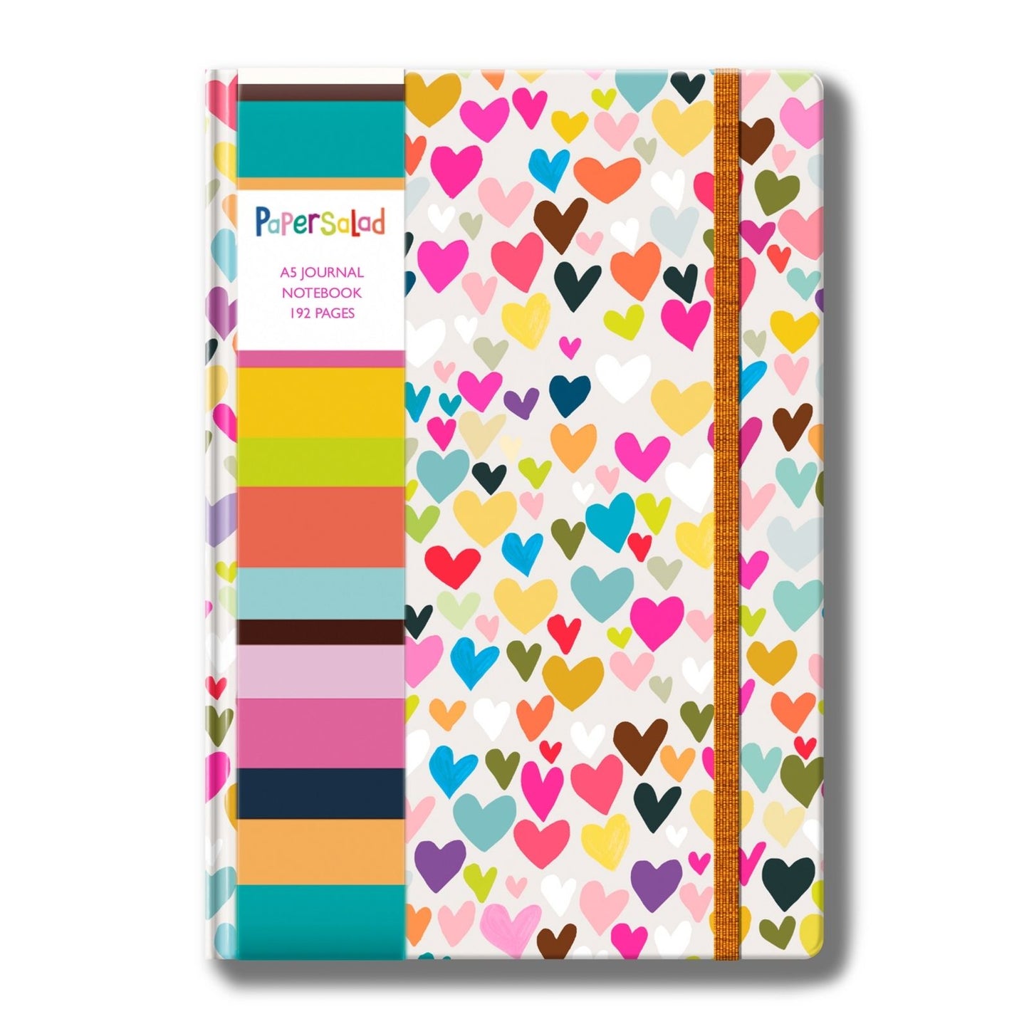 Paper Salad Stationery A5 Journal Colourful Neon Hearts Notebook Gift Idea