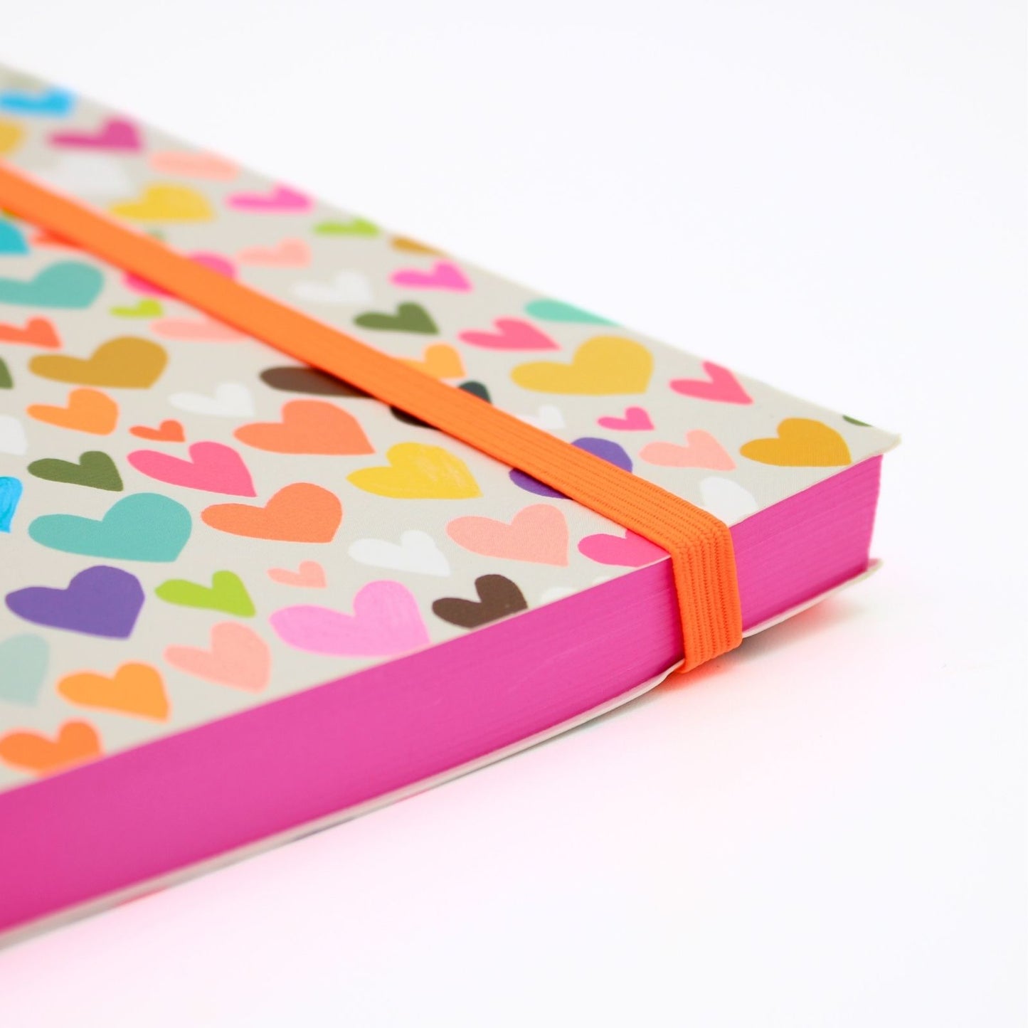 Paper Salad Stationery A5 Journal Colourful Neon Hearts Notebook Gift Idea