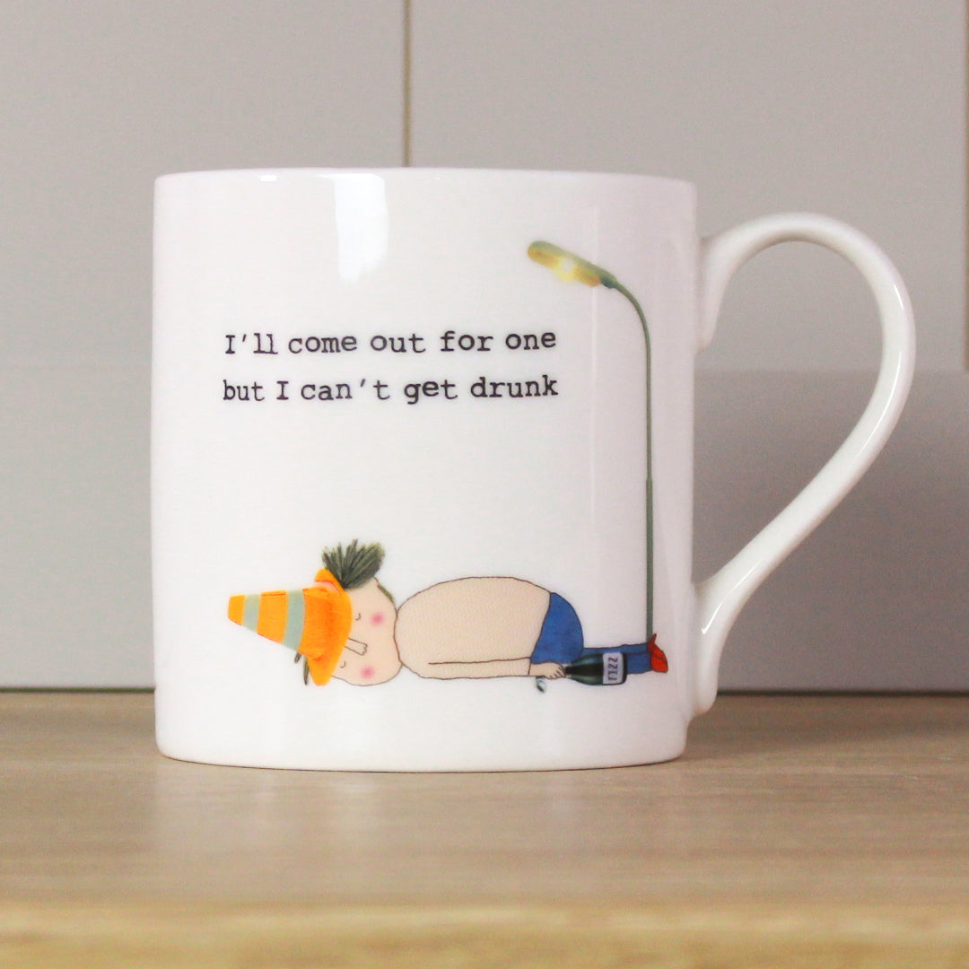 Rosie Made A Thing I'll Come Out For One Bone China Mug