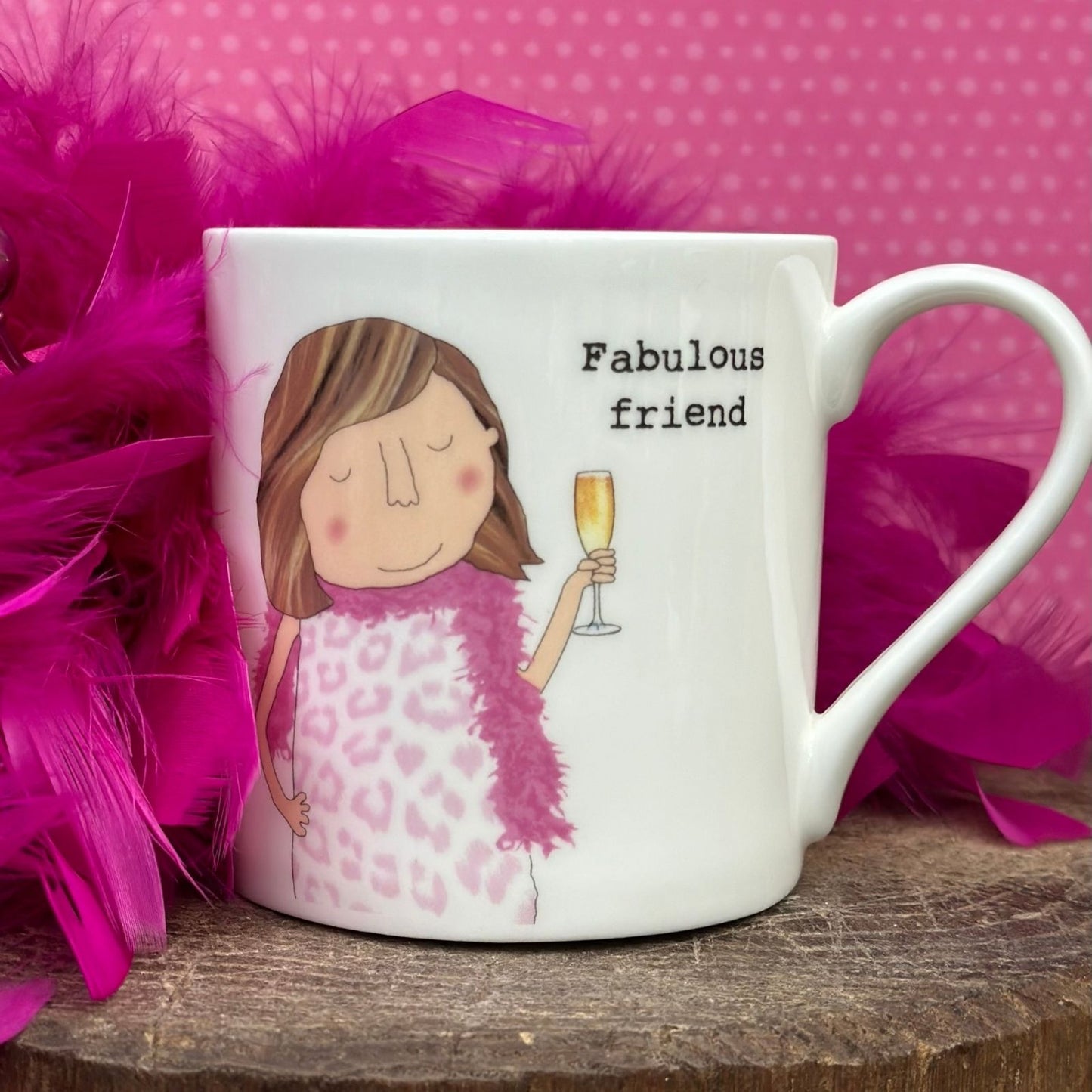 Rosie Made A Thing Fabulous Friend Mug In Gift Box Cheers To Friendship Gift