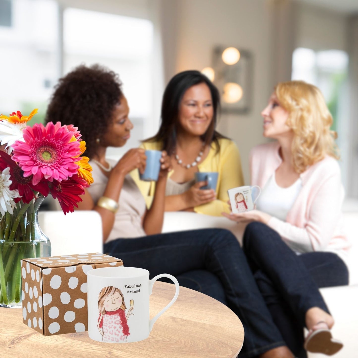 Rosie Made A Thing Fabulous Friend Mug In Gift Box Cheers To Friendship Gift