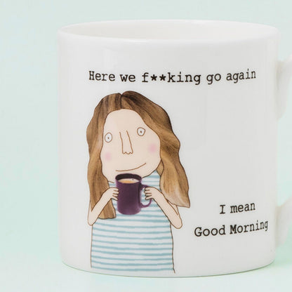 Rosie Made A Thing Good Morning Here We Go Again For Her Mug In Gift Box For Her