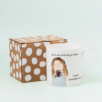 Rosie Made A Thing Good Morning Here We Go Again For Her Mug In Gift Box For Her