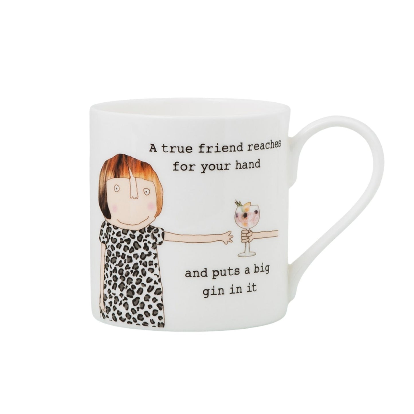 Rosie Made A Thing A True Friend Big Gin Mug In Gift Box Cheers To Friendship