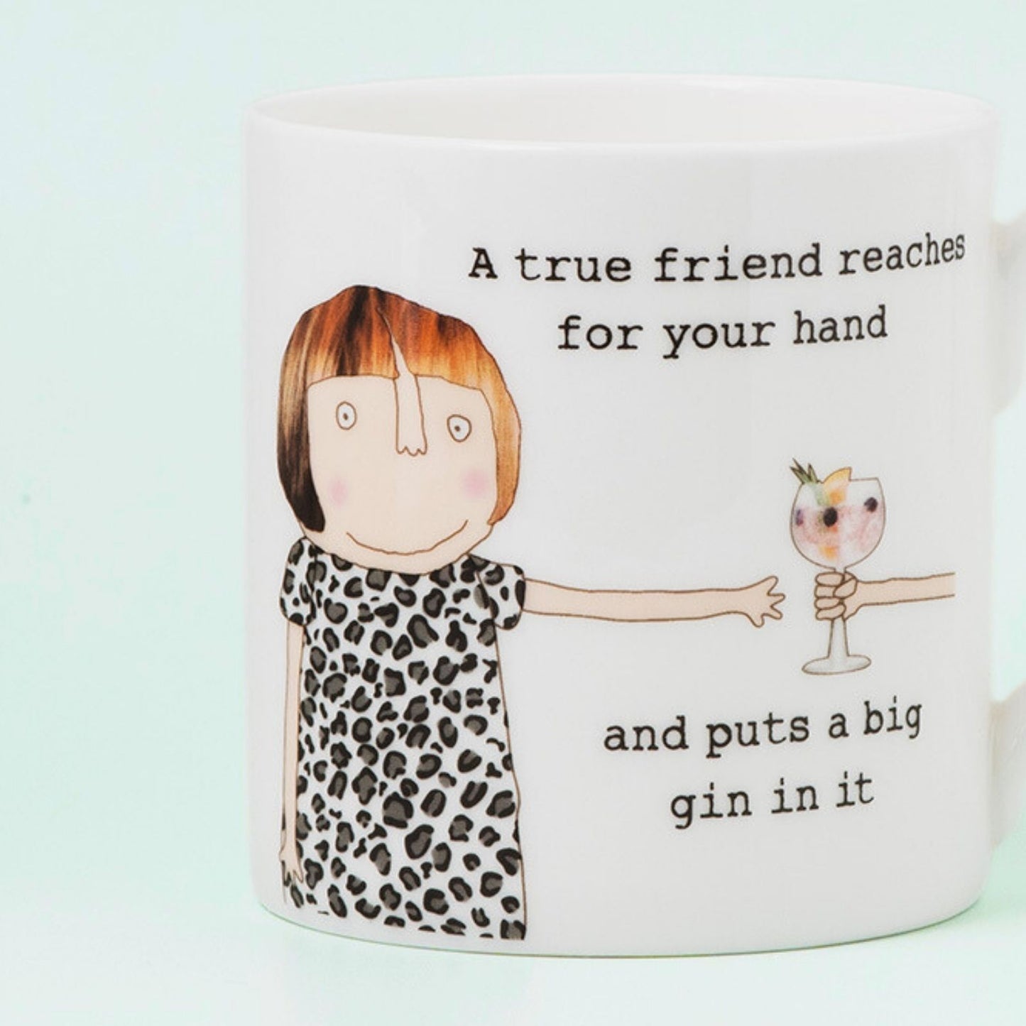 Rosie Made A Thing A True Friend Big Gin Mug In Gift Box Cheers To Friendship