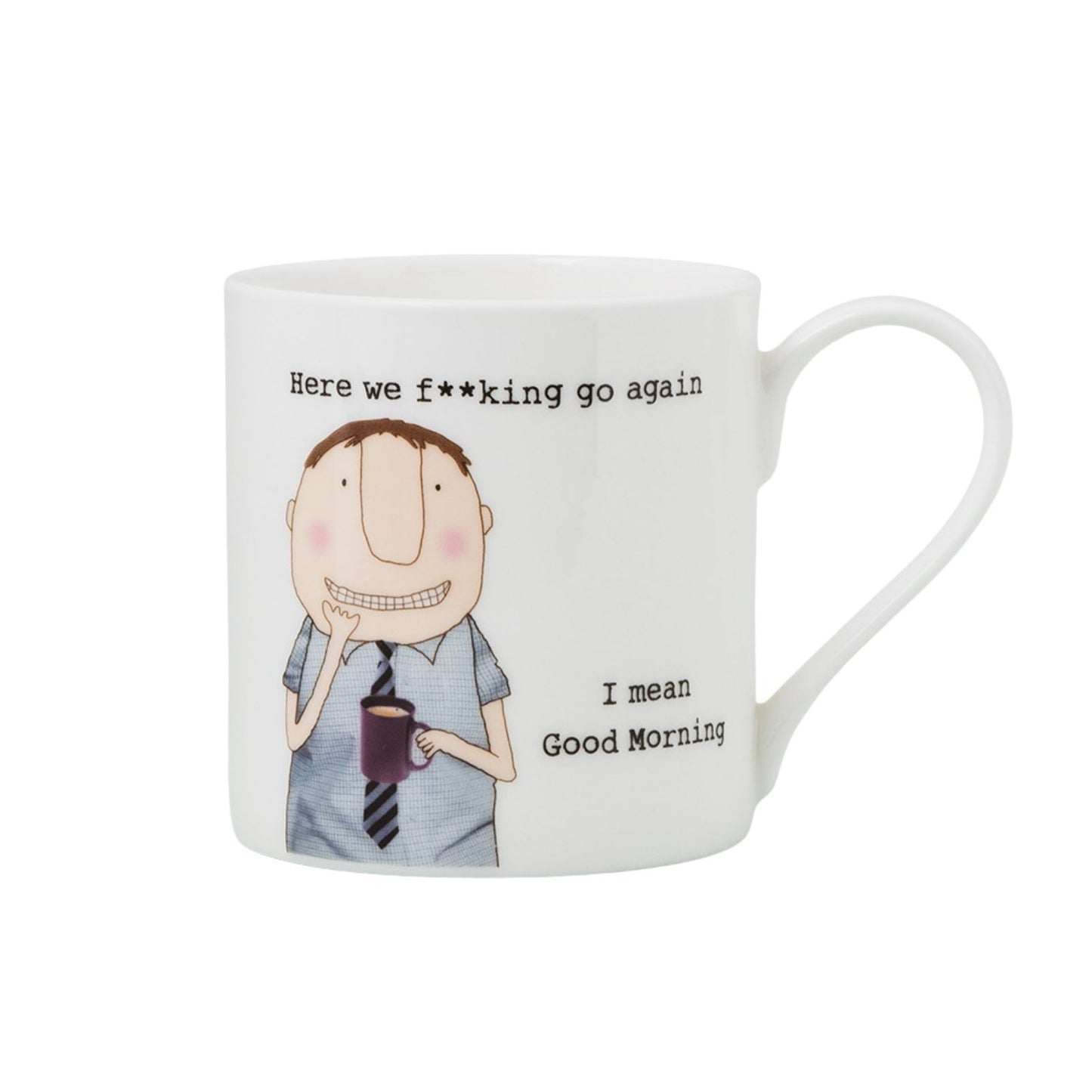 Rosie Made A Thing Good Morning Here We Go Again For Her Mug In Gift Box For Him