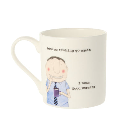 Rosie Made A Thing Good Morning Here We Go Again For Her Mug In Gift Box For Him