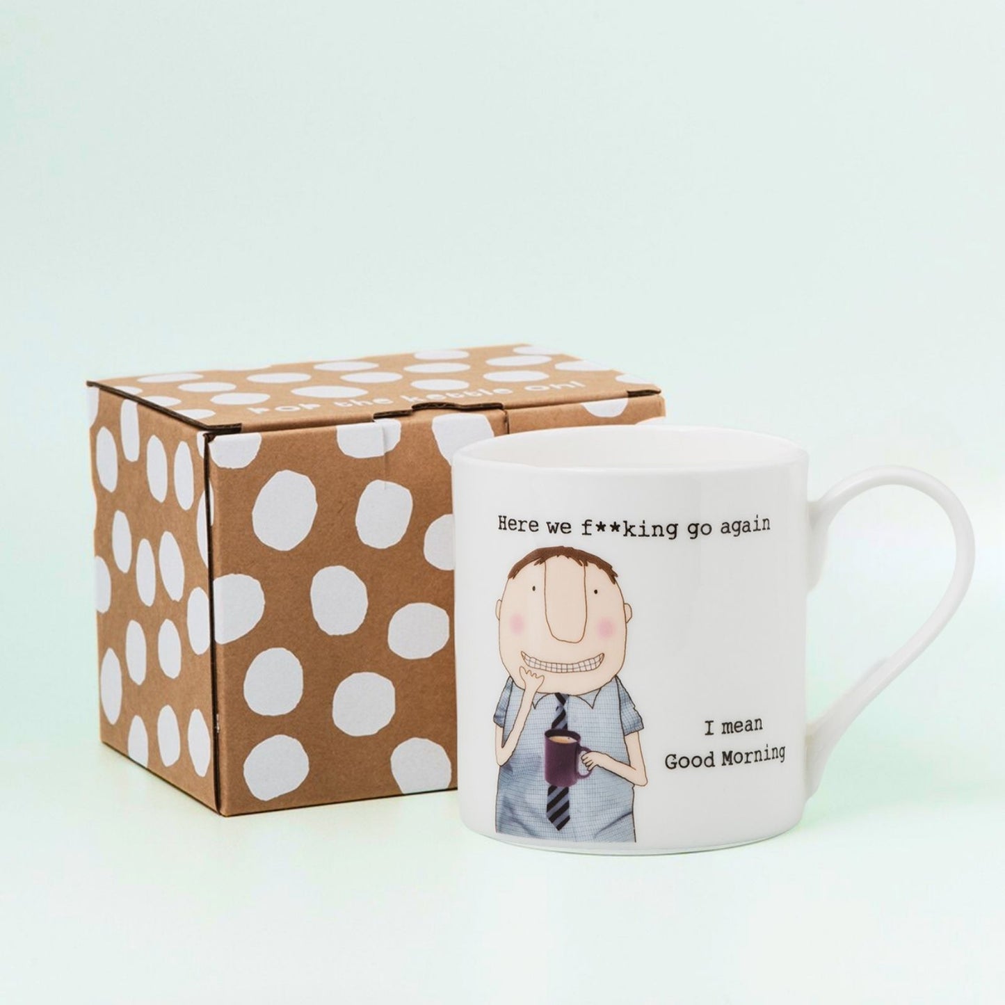 Rosie Made A Thing Good Morning Here We Go Again For Her Mug In Gift Box For Him