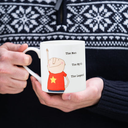 Rosie Made A Thing The Man, Myth, Legend Mug In Gift Box Cheeky Gift For Him