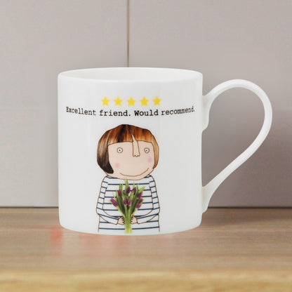 Rosie Made A Thing Excellent Friend Would Recommend Mug In Gift Box 5 Stars