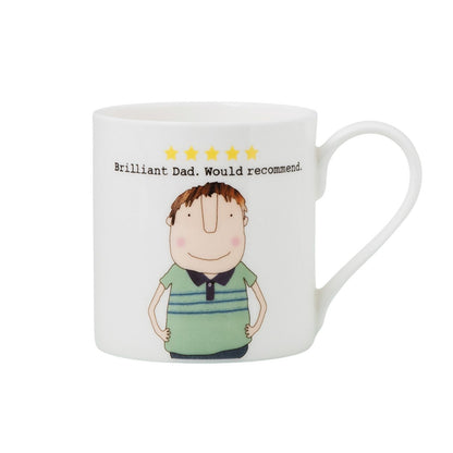 Rosie Made A Thing Brilliant Dad 5 Stars Mug In Gift Box Celebrating Fathers