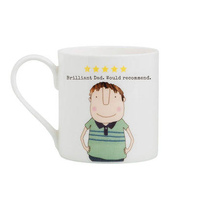 Rosie Made A Thing Brilliant Dad 5 Stars Mug In Gift Box Celebrating Fathers