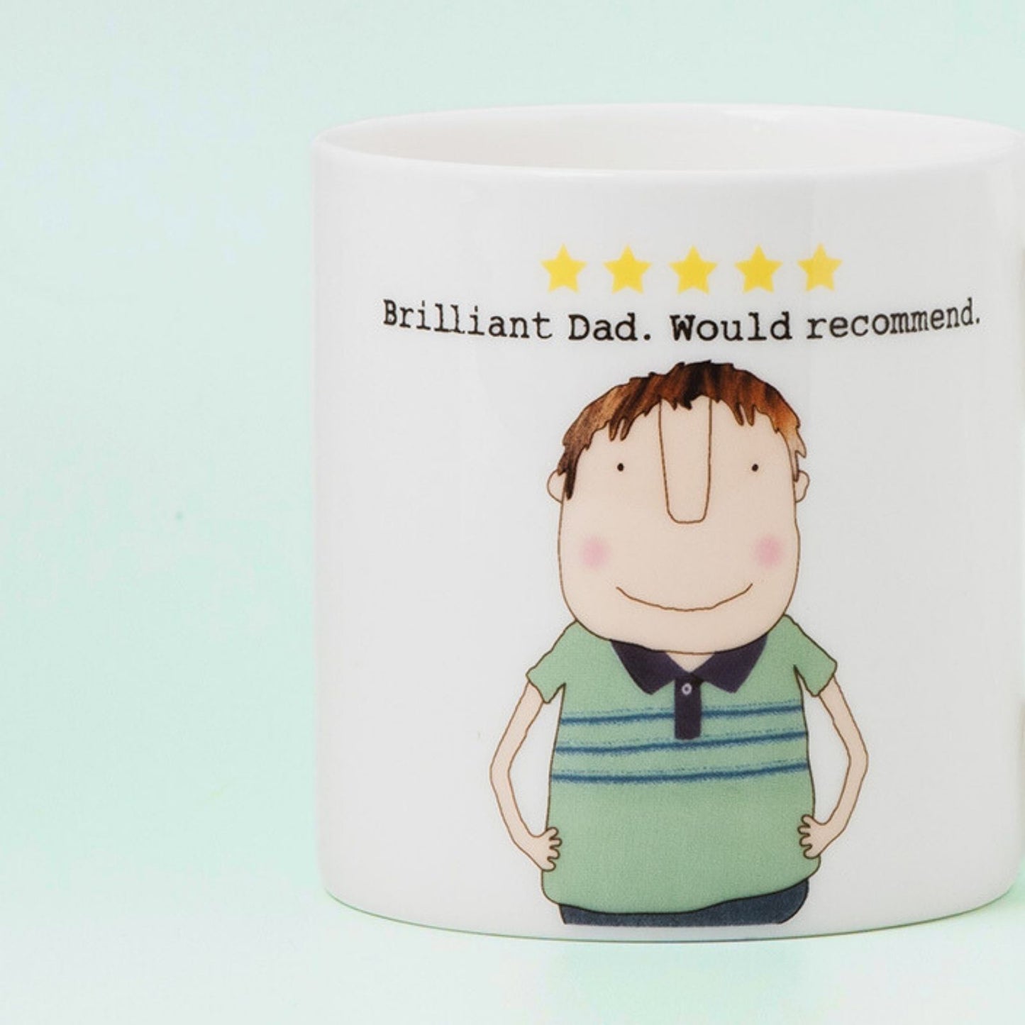 Rosie Made A Thing Brilliant Dad 5 Stars Mug In Gift Box Celebrating Fathers