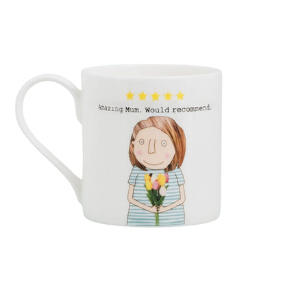 Rosie Made A Thing Amazing Mum 5 Stars Mug In Gift Box Celebrating Mothers