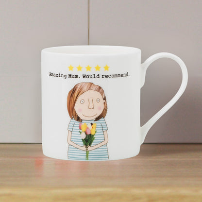 Rosie Made A Thing Amazing Mum 5 Stars Mug In Gift Box Celebrating Mothers