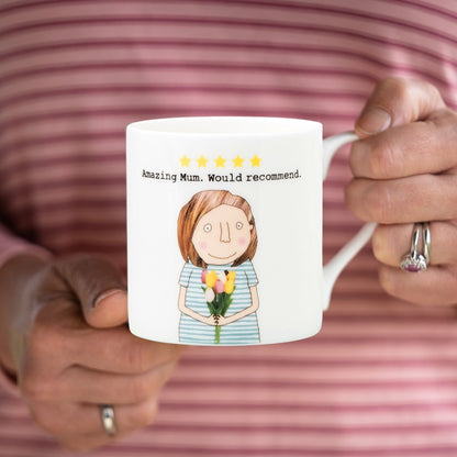 Rosie Made A Thing Amazing Mum 5 Stars Mug In Gift Box Celebrating Mothers