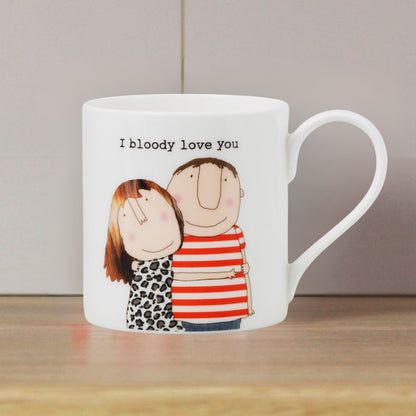Rosie Made A Thing I Bloody Love You Mug In Gift Box Celebrating Couples