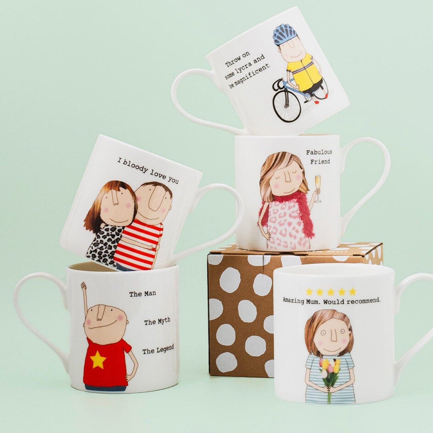 Rosie Made A Thing I Bloody Love You Mug In Gift Box Celebrating Couples