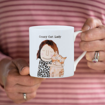 Rosie Made A Thing Crazy Cat Lady Mug In Gift Box For Cat Mum