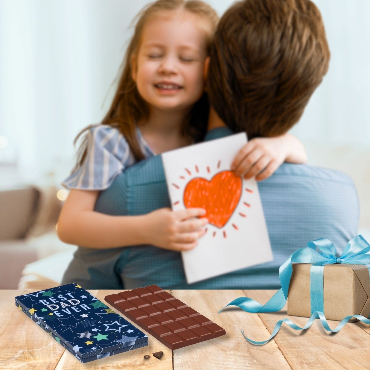Best Dad Ever Chocolate Bar Gift Tin Sweet Surprise Confectionery Gift Idea