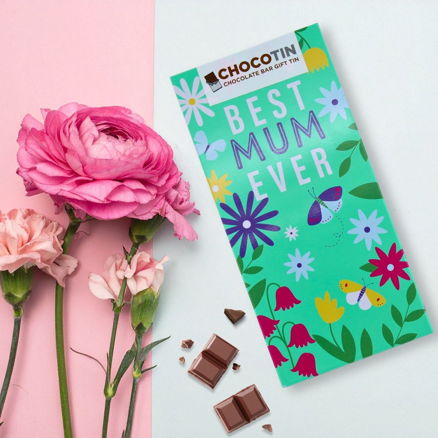 Best Mum Ever Chocolate Bar Gift Tin Whimsical Delight Confectionery Gift Idea