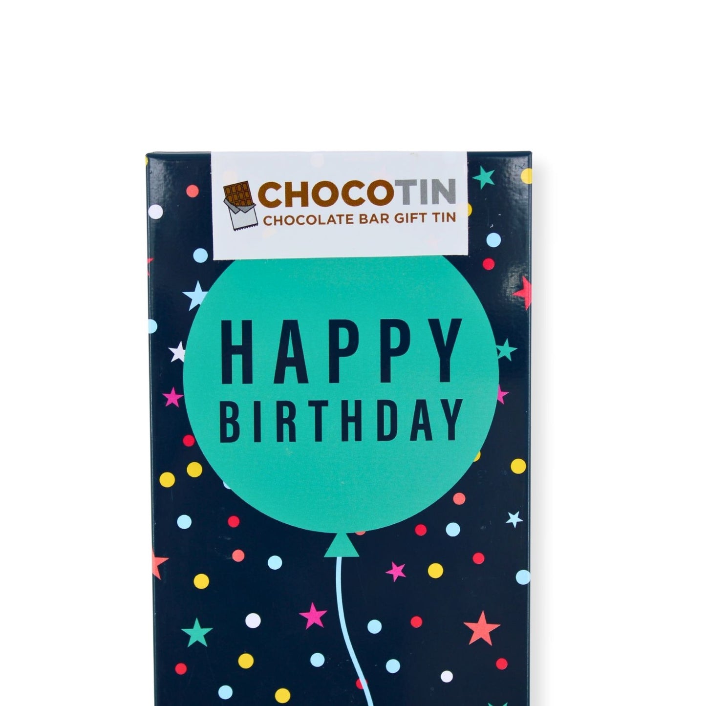 Happy Birthday Blue Chocolate Bar Gift Tin Chocotin Confectionery Gift Idea