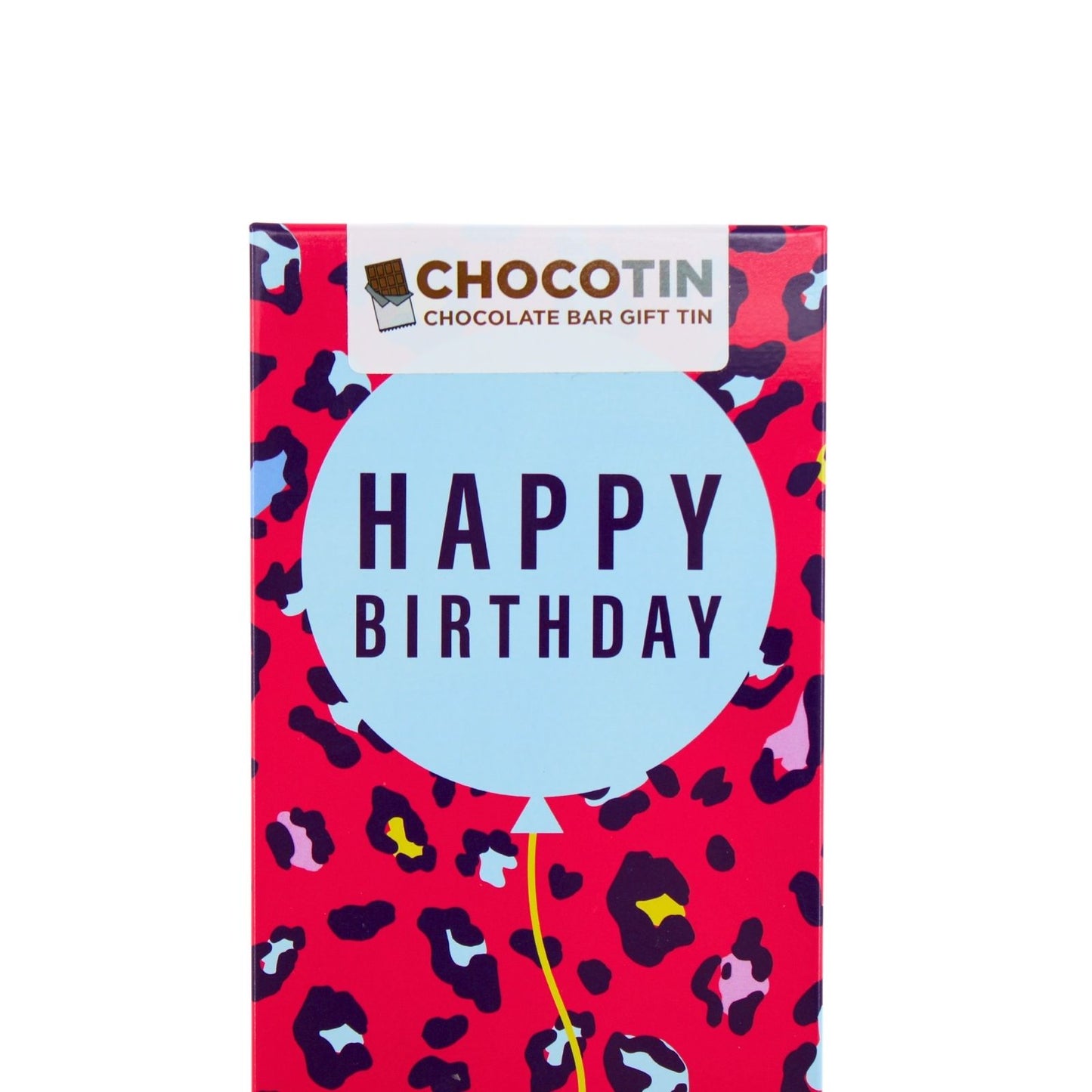 Happy Birthday Red Chocolate Bar Gift Tin Chocotin Confectionery Gift Idea