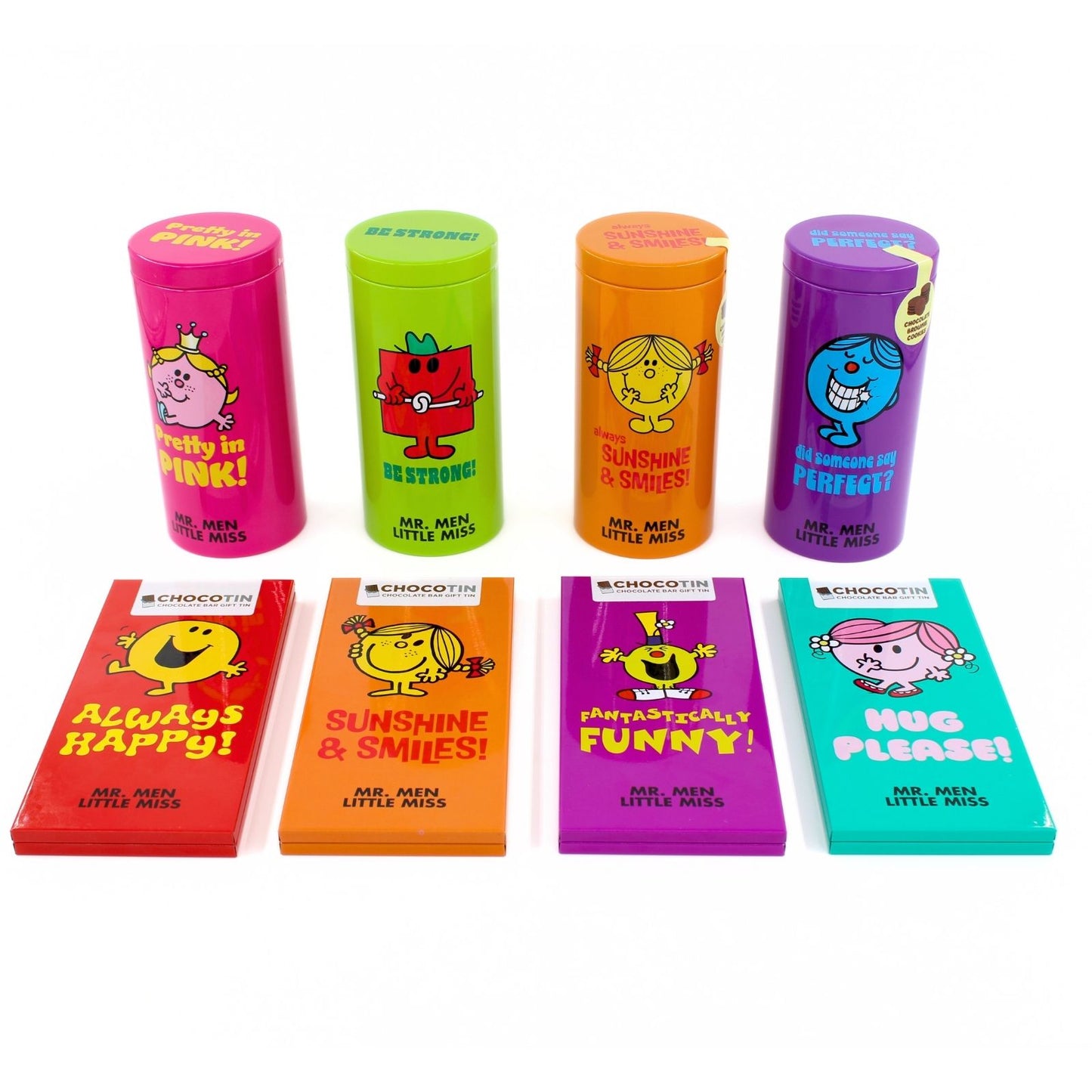 Mr. Men Little Miss 'Fantastically Funny' Chocolate Bar Gift Tin Collectable Gift
