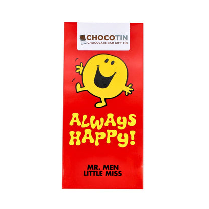 Mr. Men Little Miss 'Always Happy' Chocolate Bar Gift Tin Collectable Gift
